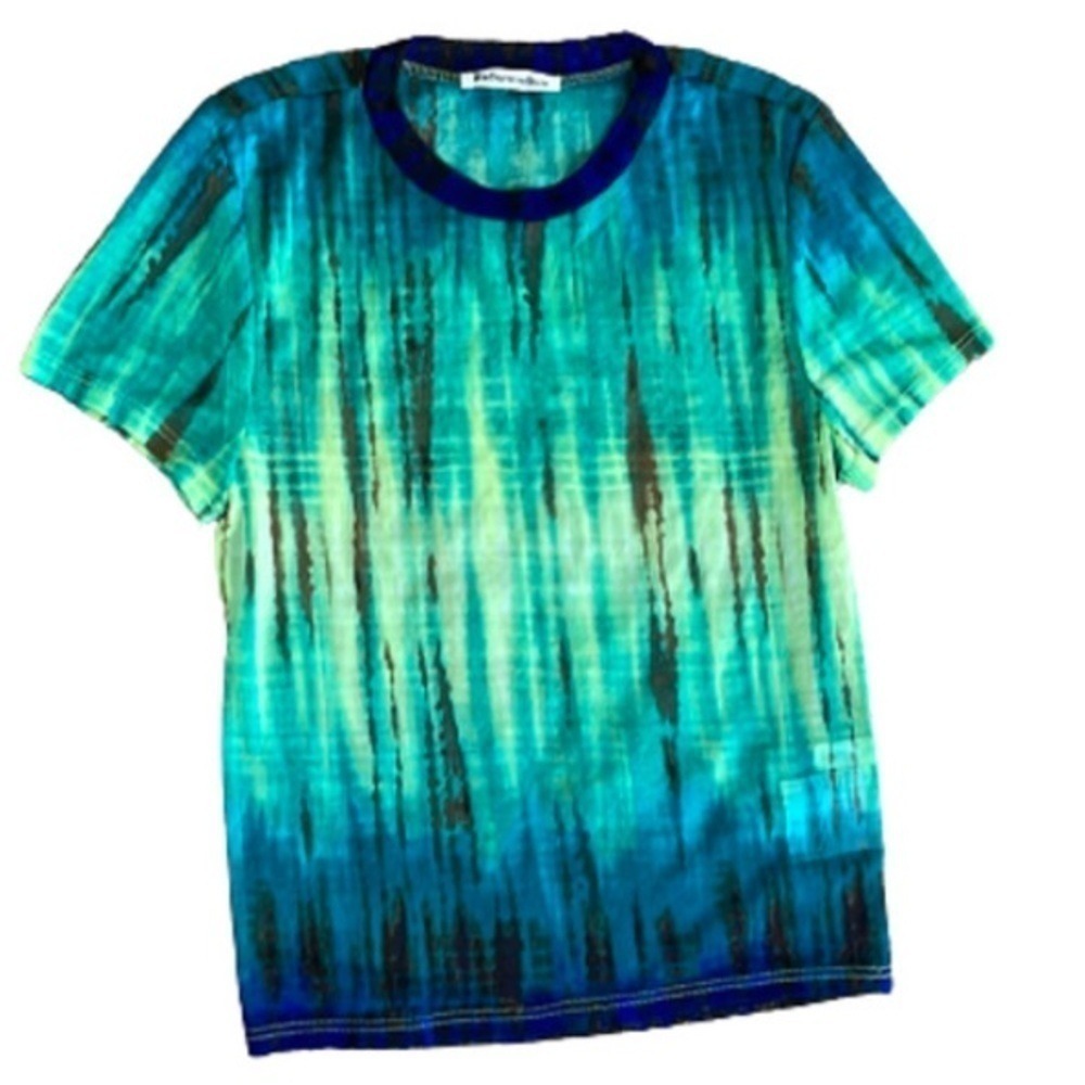 REFORMATION FITTED‎ CREW NECK  MESH CROP TOP SIZE XS